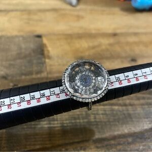 Dazzling Silver and Blue Women's Ring